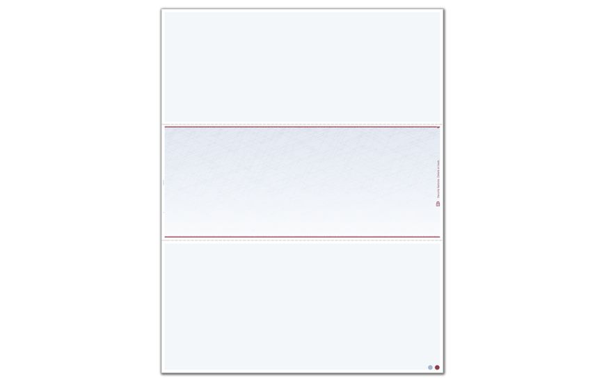 Product image for Blank Laser Checks, Middle Format - Item# DLM832_grayclassic