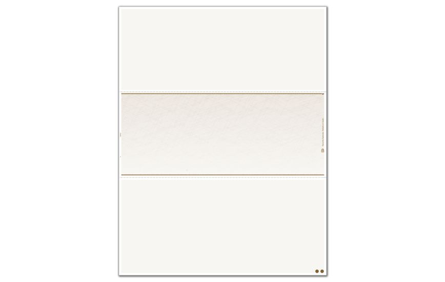 Product image for Blank Laser Checks, Middle Format - Item# DLM832_tanclassic