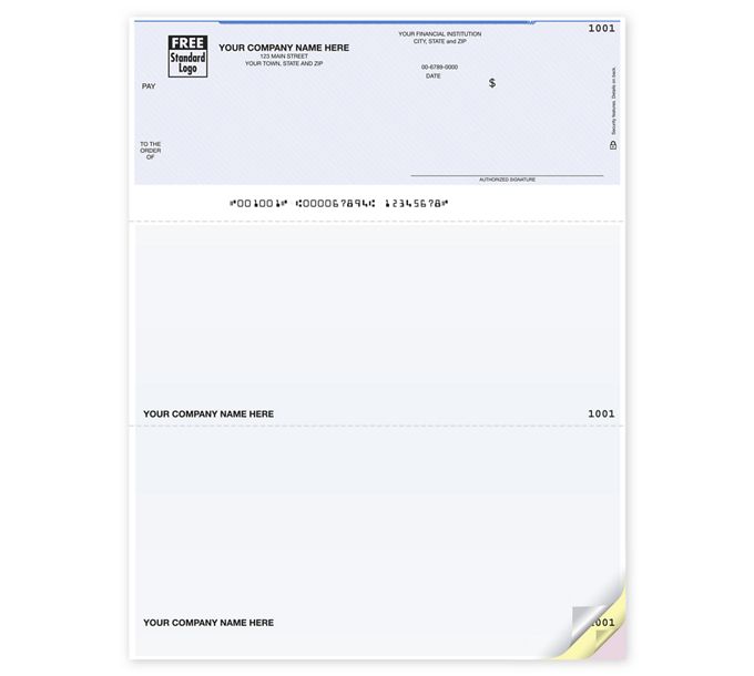 Business Checks - Custom Laser Top Multi-Purpose Check - DLT108 by ...