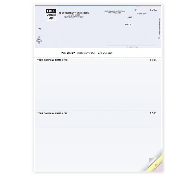 Laser Top Multi-Purpose Check (DLT110) - Printed by Deluxe | Deluxe.com