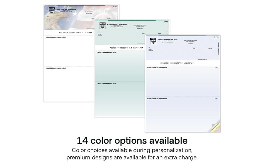 Product image for Laser Top Checks, Compatible with MYOB and More - Item# DLT111_col