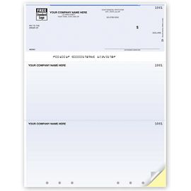 DLT134-Laser Multi-Purpose Check, Unlined, Hole-PunchedDLT134