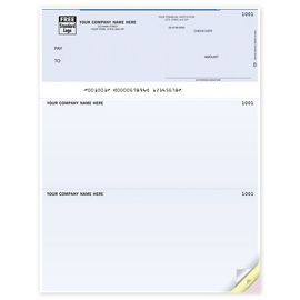 Laser Bottom Blank Check (DLB833) for All Purposes - by Deluxe