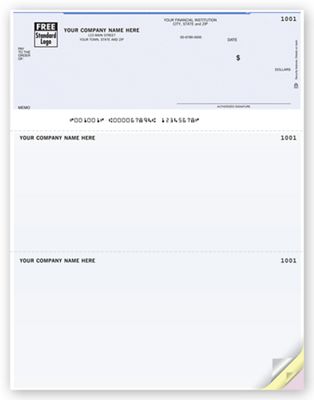 Business Checks - Custom Printed Laser Top Multi-Purpose Check - DLT160 ...