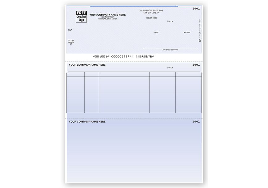 Product image for Laser Top Accounts Payable Check - Item# DLT202