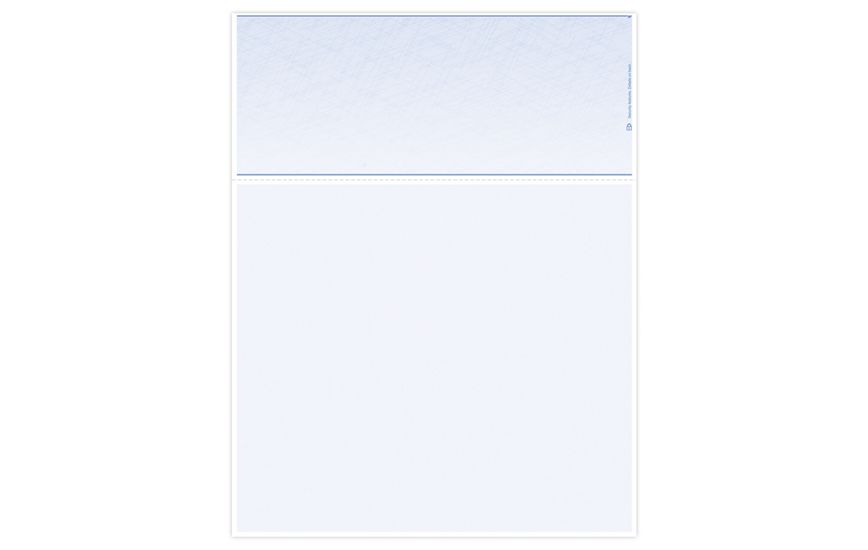 Product image for Laser Top Blank Check Stock, 7.5" Voucher - Item# DLTV820_blueclassic