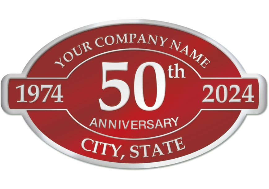 Product image for Personalized Anniversary Seal Rolls SE-33 - Item# FSE33