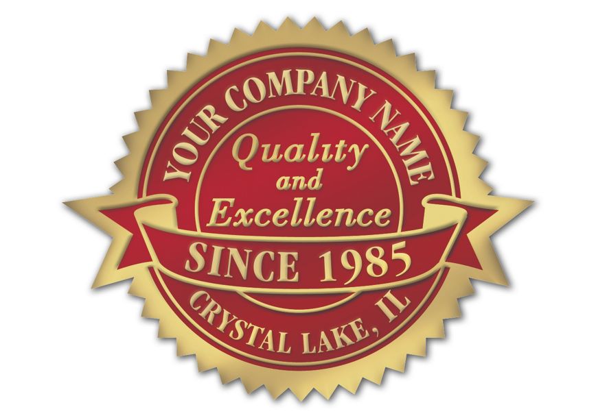 Product image for Personalized Anniversary Seal Rolls SE-55 - Item# FSE55