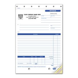 GEN0255-Work Order Invoice, CarbonlessGEN0255