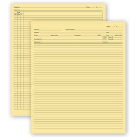 H381-General Patient Exam Records, Folder, w/o Account RecordH381