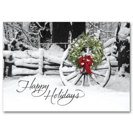 Winter Wishes Holiday Postcards
