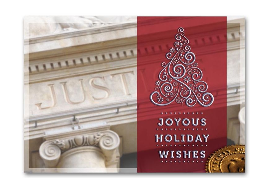 Product image for Classic Appeal Attorney Holiday Cards - Item# HML1505