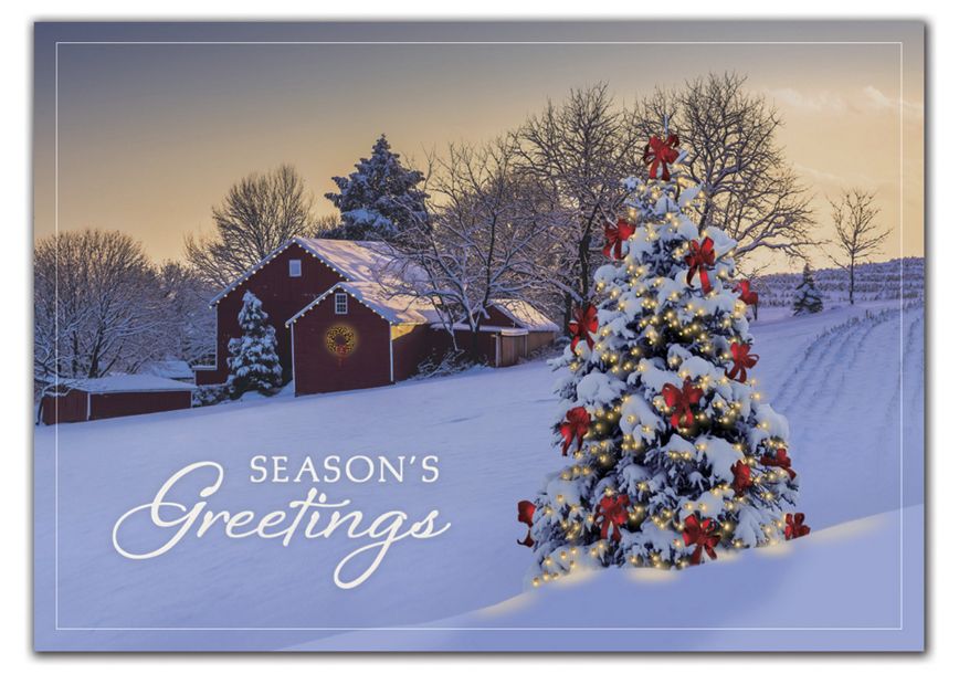 Product image for Country Morning Holiday Cards - Item# HP02101