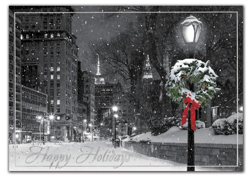 Product image for Big Apple Hush Holiday Cards - Item# HP02106