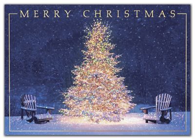 Spectacular Glow Christmas Cards - Deluxe