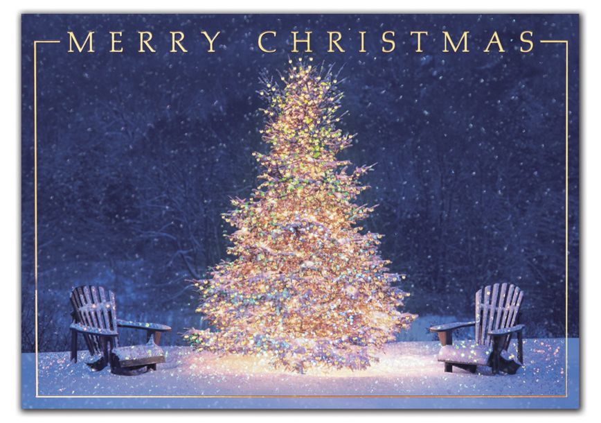 Product image for Spectacular Glow Christmas Cards - Item# HP02117