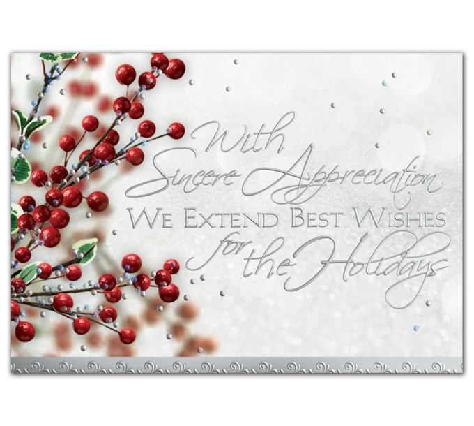 Berries & Wishes Holiday Cards - Deluxe | Deluxe.com