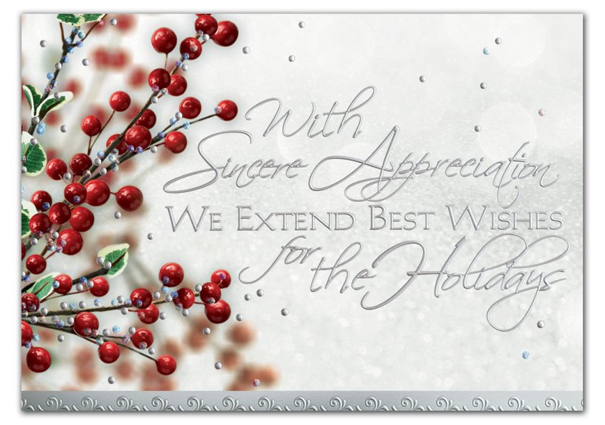 Product image for Berries & Wishes Holiday Cards - Item# HP02218