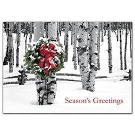 HP02303-Birch Grove Holiday CardsHP02303