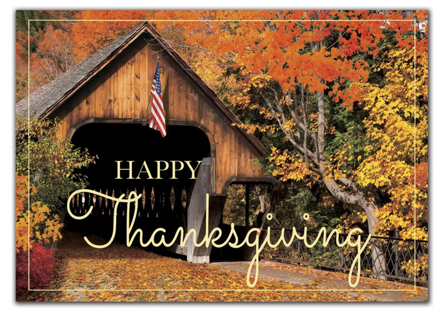 Product image for Patriotic Pass Thanksgiving Cards - Item# HP03395