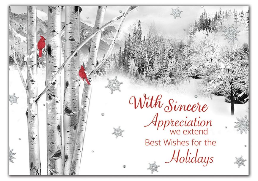 Product image for Perched on a Birch Holiday Cards - Item# HP04312