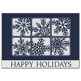 HP05351-Silvery Snow Holiday CardsHP05351