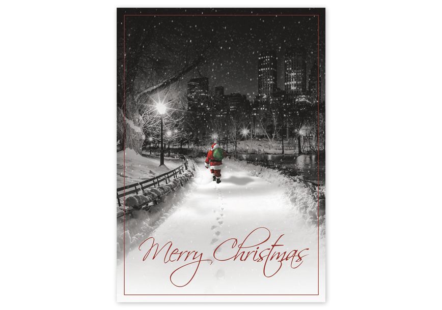 Product image for Midnight Santa Christmas Cards - Item# HP08302