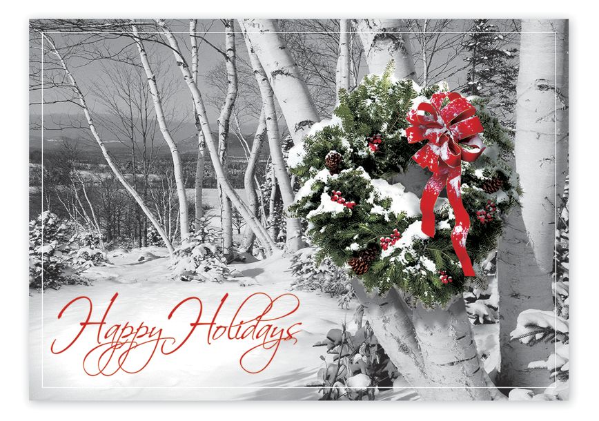 Product image for Rustic Cheer Holiday Cards - Item# HP08305
