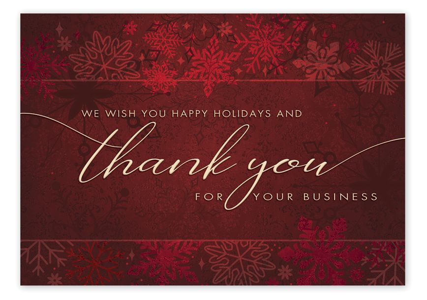 Product image for Deep Thanks Holiday Cards - Item# HP08320