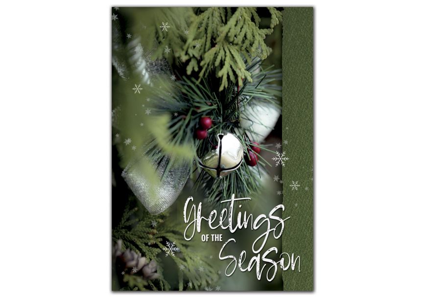 Product image for Silver Bells Holiday Cards - Item# HP09320