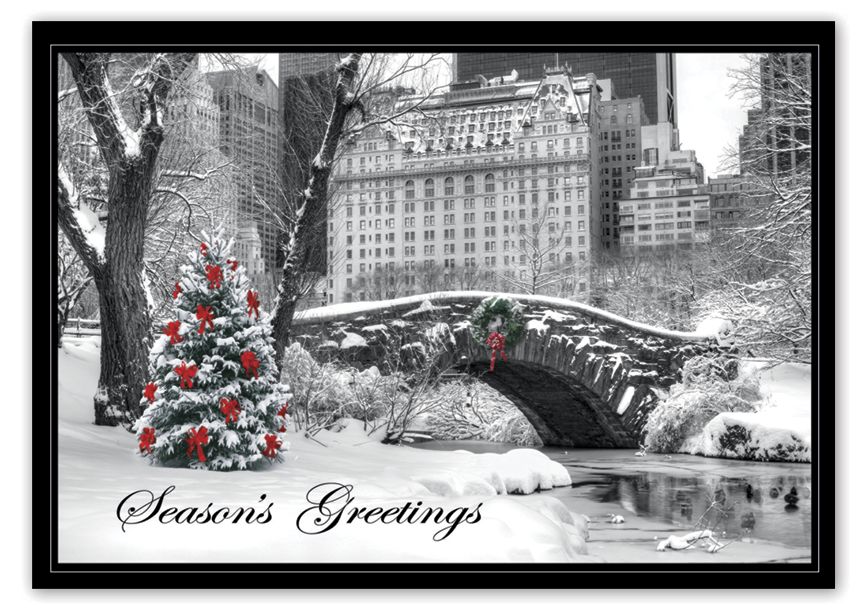 Product image for City Snow Day Holiday Cards - Item# HP15308