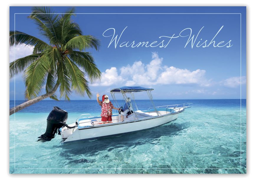 Product image for Seaside Santa Holiday Cards - Item# HP15309