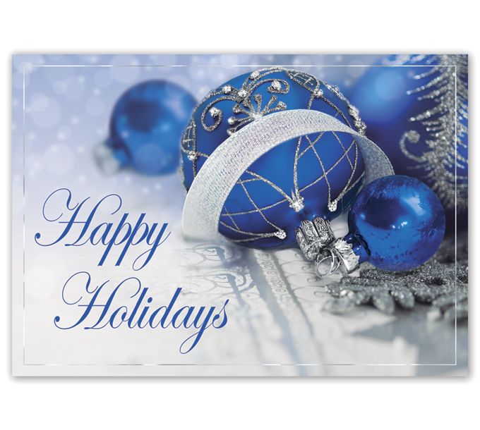 Starlight Sapphire Holiday Cards | Deluxe | Deluxe.com