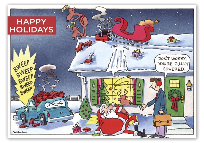 Product image for Holiday Policy Insurance Holiday Cards - Item# HP16319