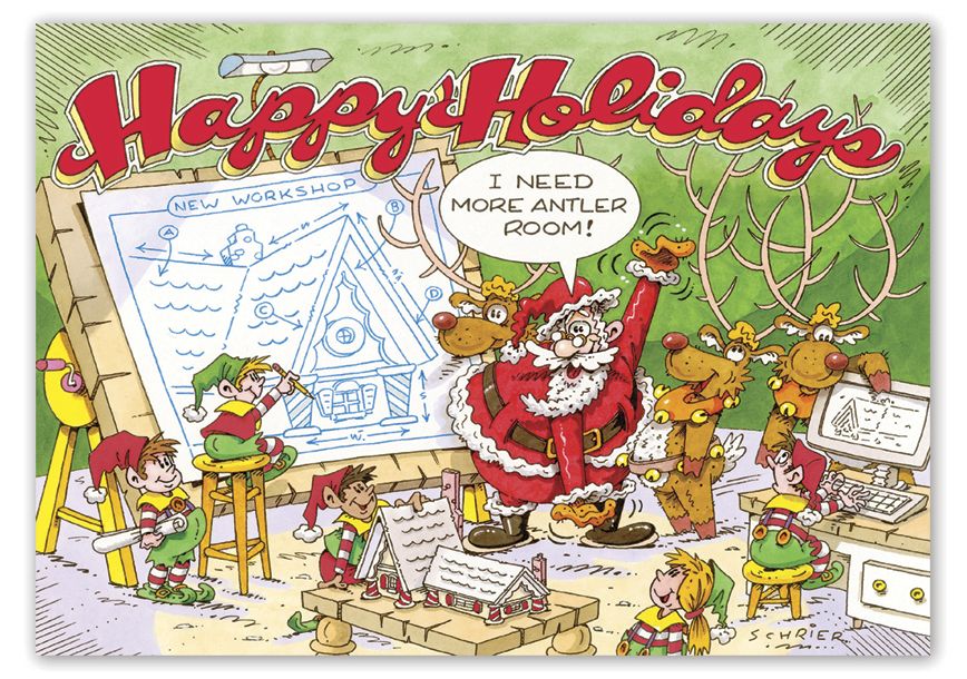 Product image for By Design Contractor & Builder Holiday Cards - Item# HP16324