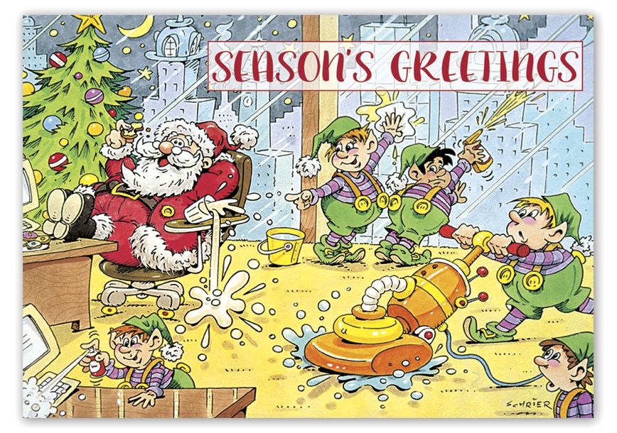 Product image for Clean Up Crew Holiday Cards - Item# HP16328
