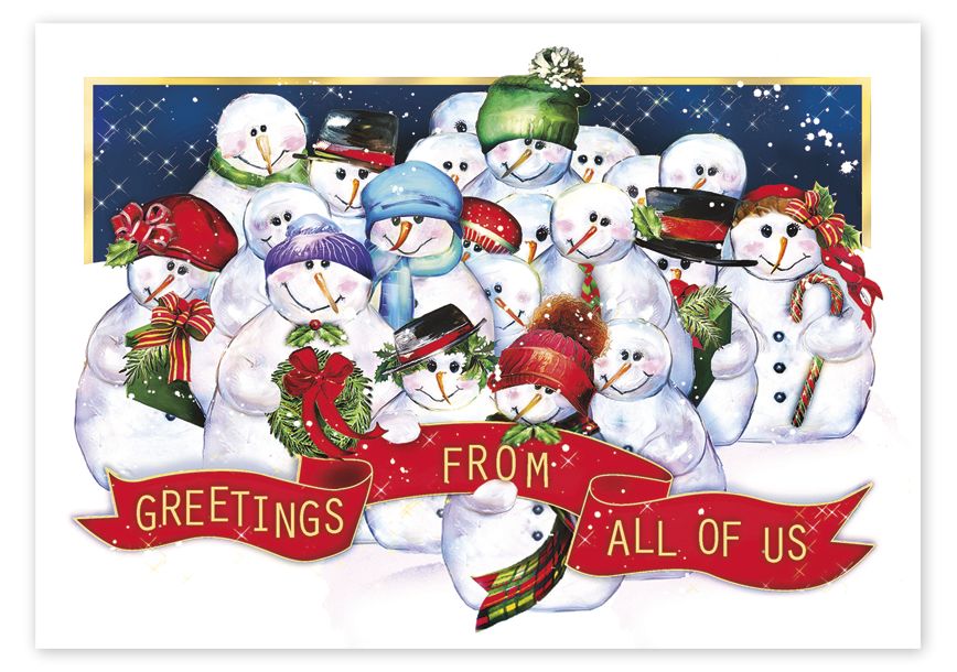 Product image for Frosty Crew Holiday Cards - Item# HP17305_N7305