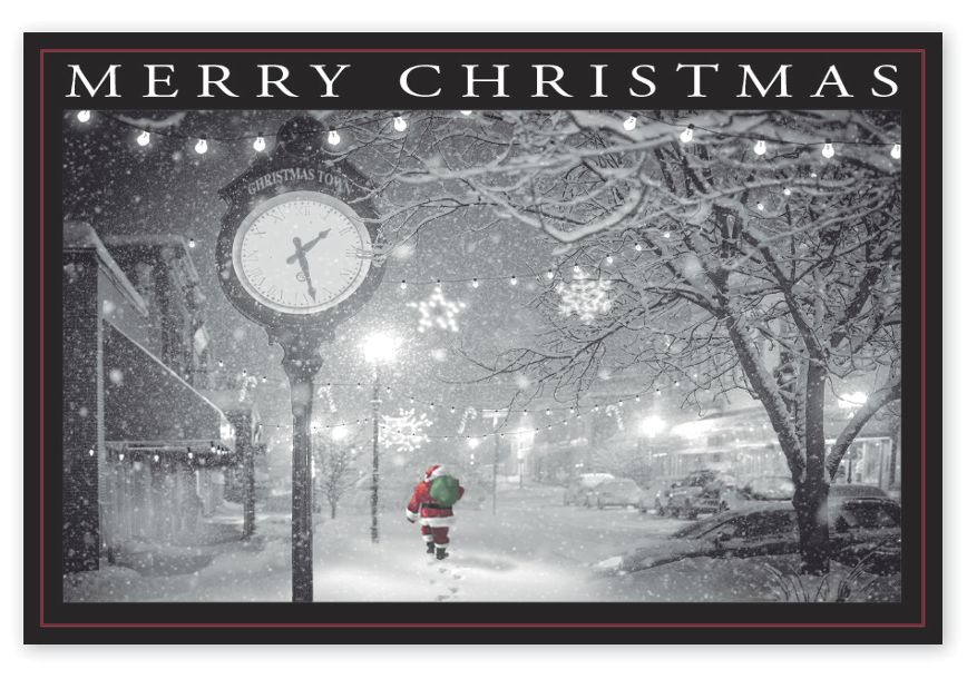 Product image for Midnight Walk Christmas Post Cards - Item# HPC6205