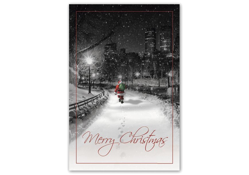 Product image for Midnight Santa Christmas Postcards - Item# HPC8202