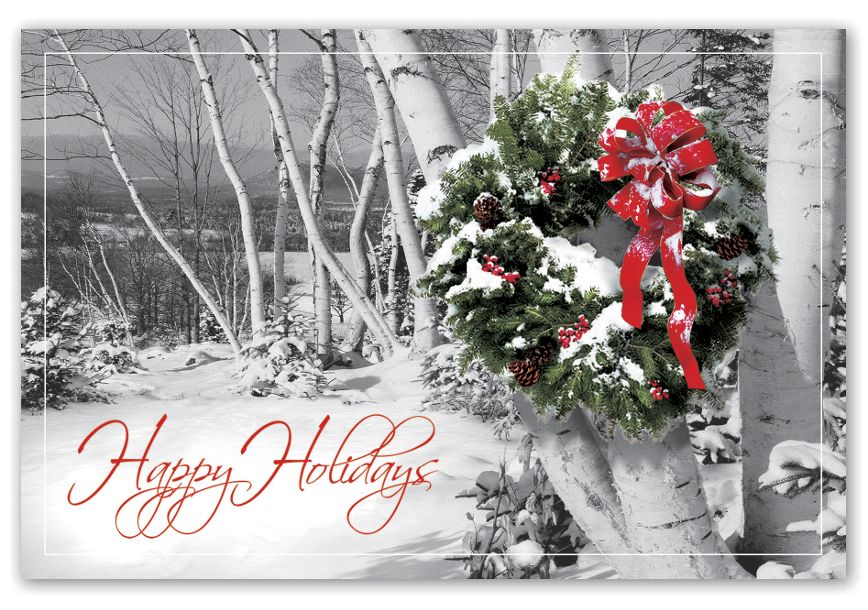 Product image for Rustic Cheer Holiday Postcards - Item# HPC8205