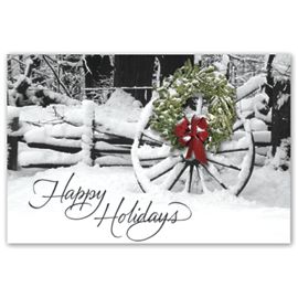 HPC8208-Welcoming Sight Holiday PostcardsHPC8208