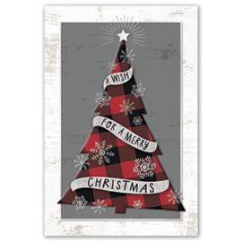 HPC8216-Mad For Plaid Christmas PostcardsHPC8216