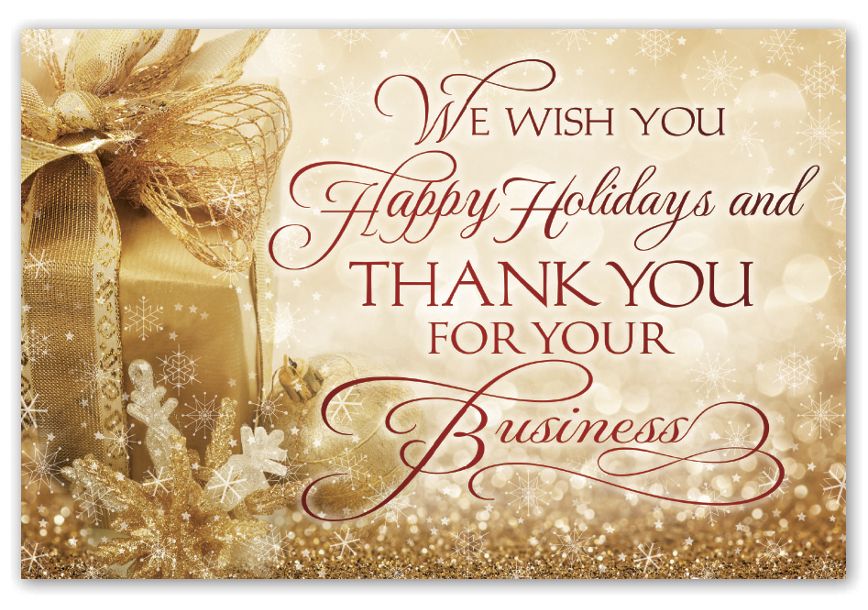 Product image for Gold Joy Holiday Postcards - Item# HPC8217