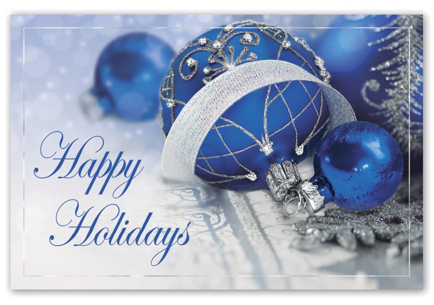 Product image for Starlight Sapphire Holiday Postcards - Item# HPC8218