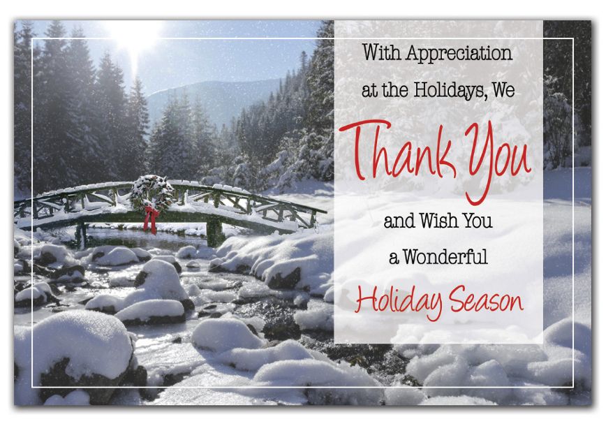 Product image for How Thoughtful Holiday Postcards - Item# HPC9201