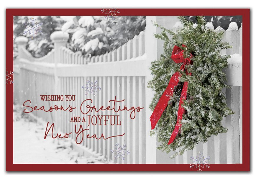 Product image for Garden Gate Holiday Postcards - Item# HPC9205