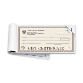 HSD856B-High Security Santa Fe Gift Certificates - BookedHSD856B
