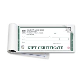 Business Gift Certificates  Custom Gift Certificate Printing