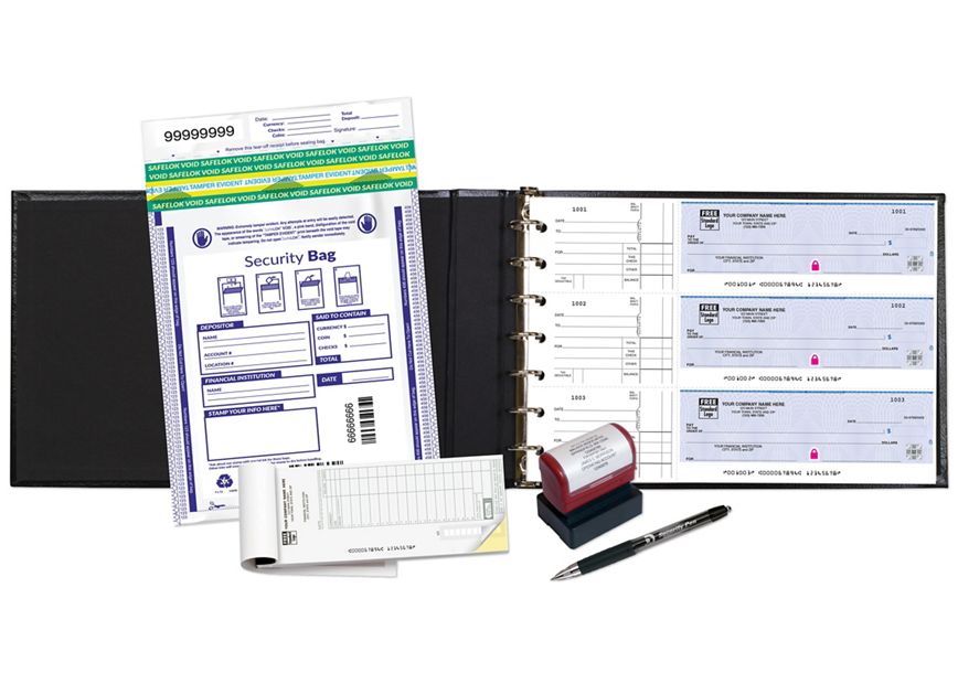 3-On-A-Page Checks - Business Check Kit - HSMK1-1