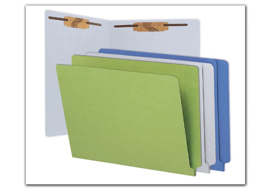 Product image for End Tab Folder with Fasteners-11 Pt. - Item# M31790